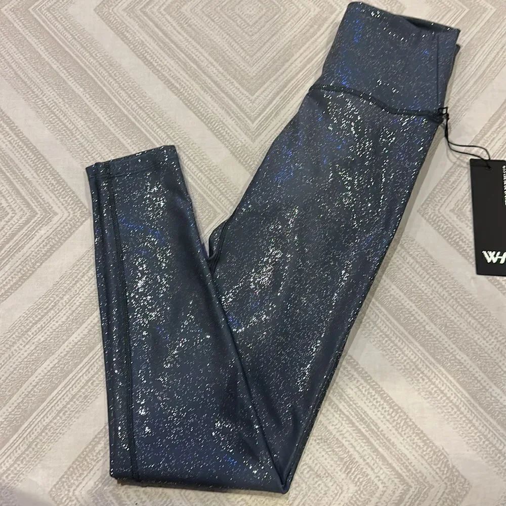 WITH Women’s High Waist Reversible Stardust Grey/Silver & Camouflage Leggings